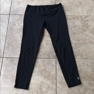Soffe black leggings, size M